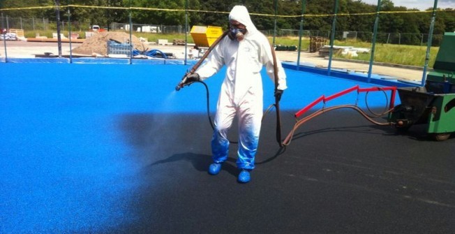 Polymeric Court Repairs in Newtown